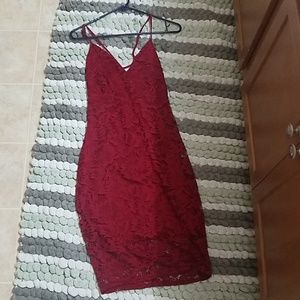 Gorgeous Red Lace Dress